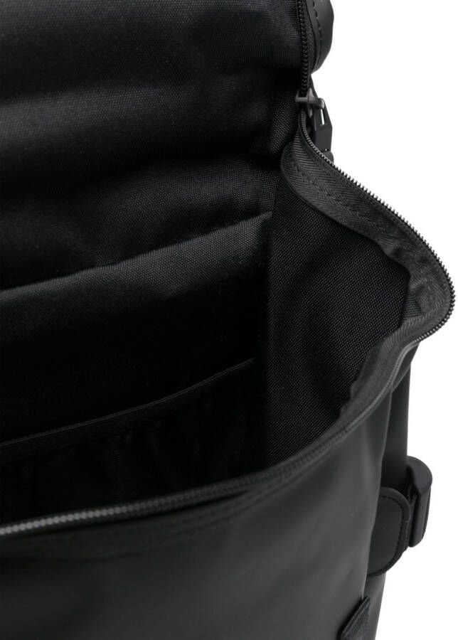 Rains Rugzak met logoprint Zwart