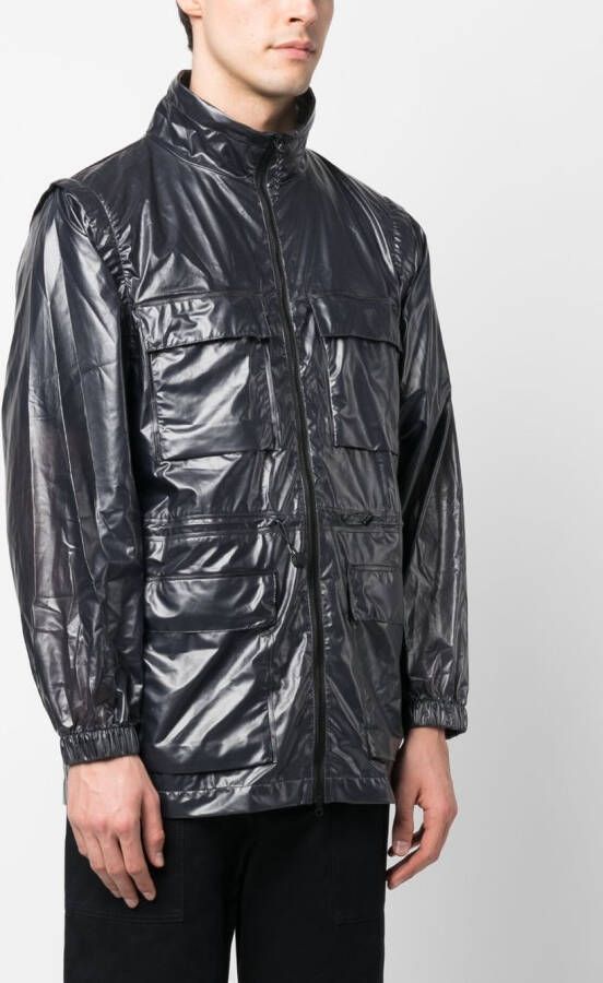 Rains Regenjas met ritssluiting Grijs