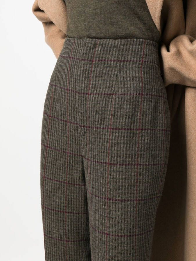 Ralph Lauren Collection Geruite broek Groen