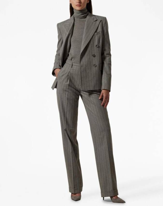Ralph Lauren Collection Blazer met dubbele rij knopen Grijs