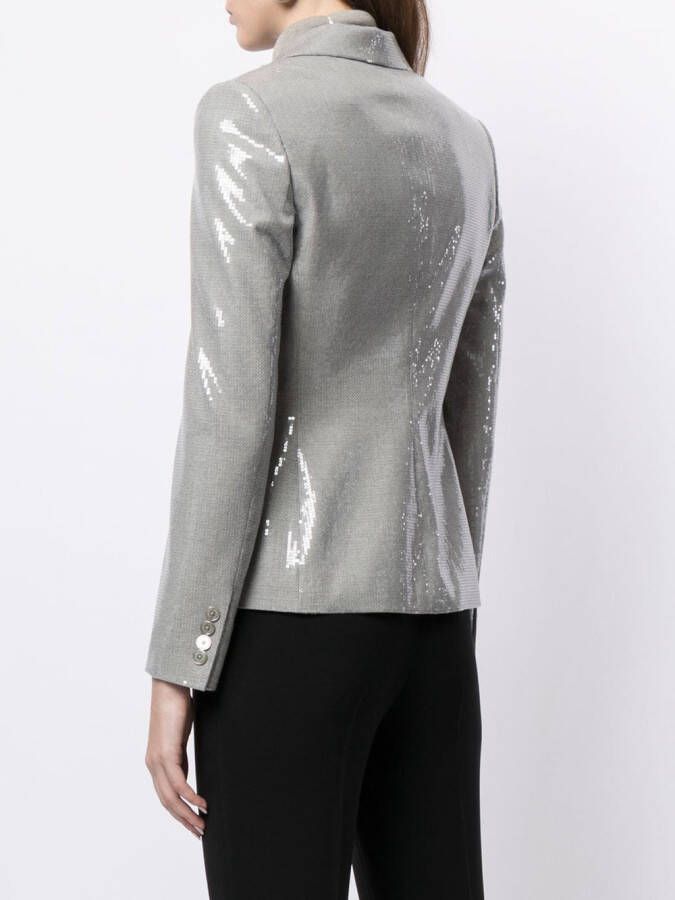 Ralph Lauren Collection Blazer met enkele rij knopen Grijs