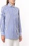 Ralph Lauren Collection Blouse met krijtstreep Blauw - Thumbnail 3