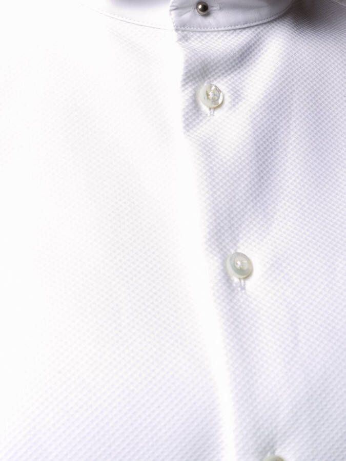 Ralph Lauren Collection Blouse met wingtip kraag Wit
