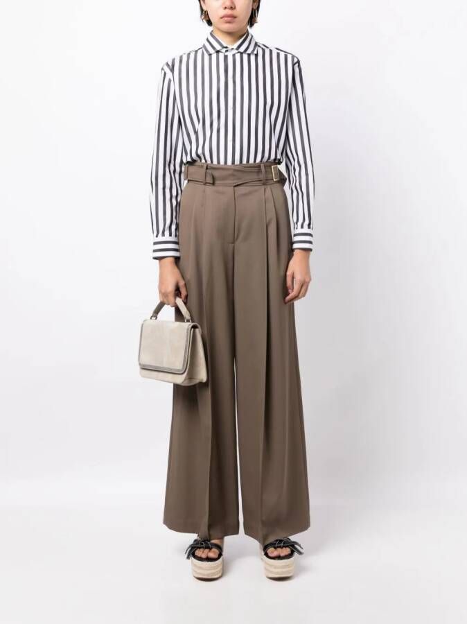 Ralph Lauren Collection Gestreepte blouse Blauw