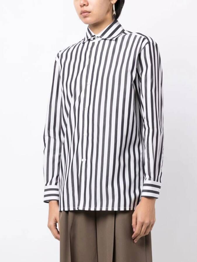 Ralph Lauren Collection Gestreepte blouse Blauw