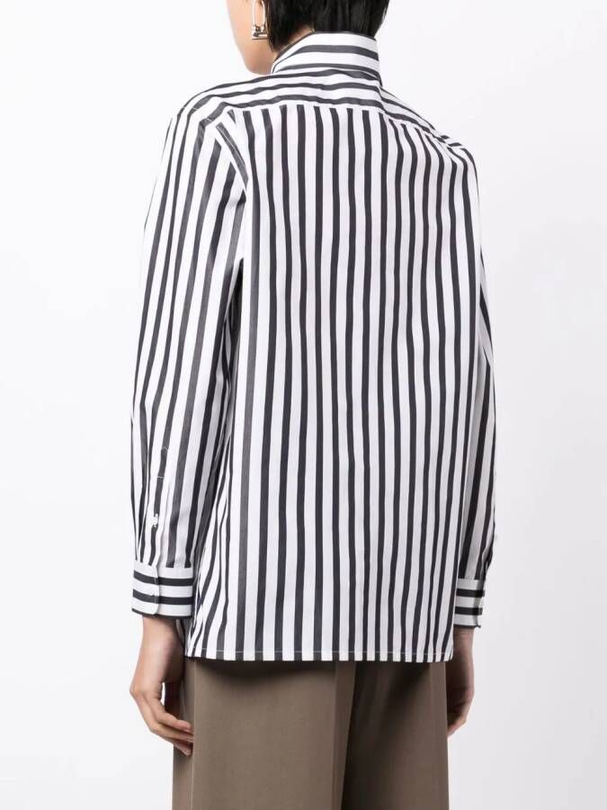 Ralph Lauren Collection Gestreepte blouse Blauw