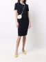 Ralph Lauren Collection Getailleerde midi-jurk Blauw - Thumbnail 2