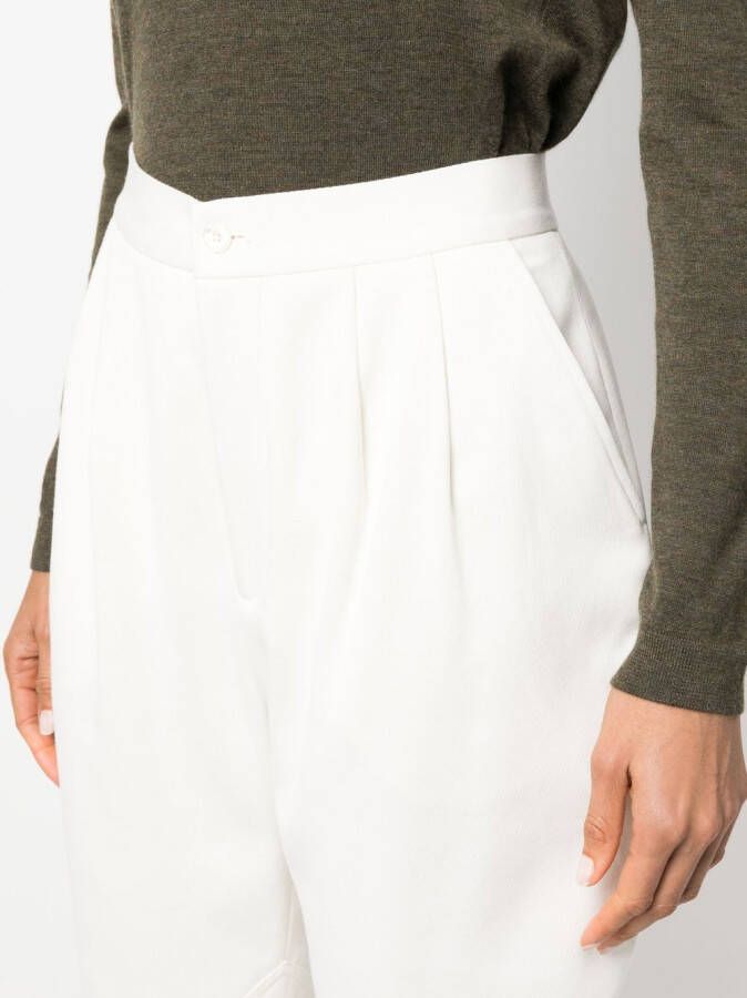 Ralph Lauren Collection Cropped broek Wit