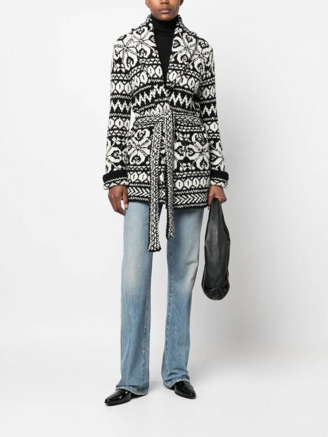 Ralph Lauren Collection Intarsia vest Zwart