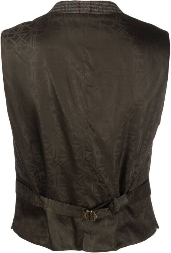 Ralph Lauren Collection Geruit gilet Groen
