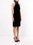 Ralph Lauren Collection Jurk met halternek Zwart - Thumbnail 3