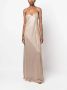 Ralph Lauren Collection Jurk verfraaid met kralen Beige - Thumbnail 2
