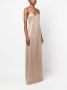 Ralph Lauren Collection Jurk verfraaid met kralen Beige - Thumbnail 3