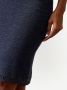 Ralph Lauren Collection Kokerrok met ruche afwerking Blauw - Thumbnail 5