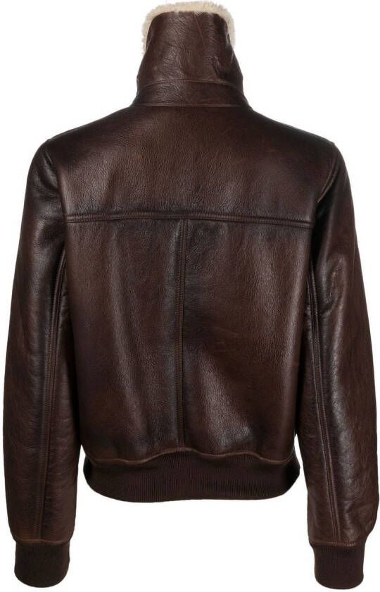 Ralph Lauren Collection Leren jack Bruin