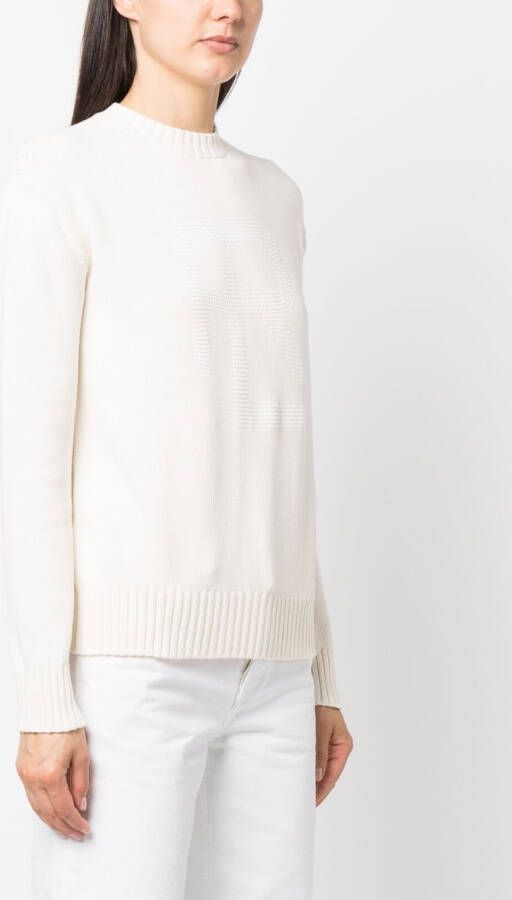 Ralph Lauren Collection Top verfraaid met logo Wit