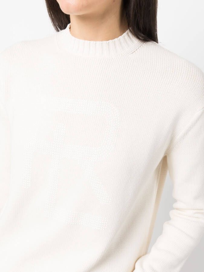 Ralph Lauren Collection Top verfraaid met logo Wit