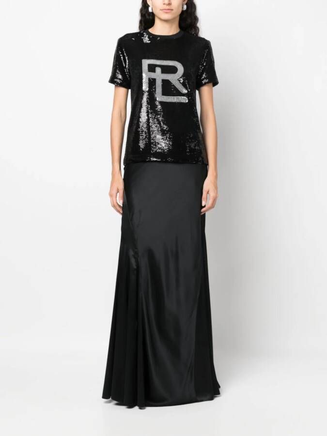Ralph Lauren Collection T-shirt met logo Zwart
