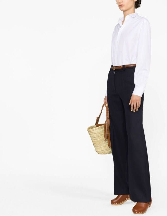 Ralph Lauren Collection Katoenen blouse Wit