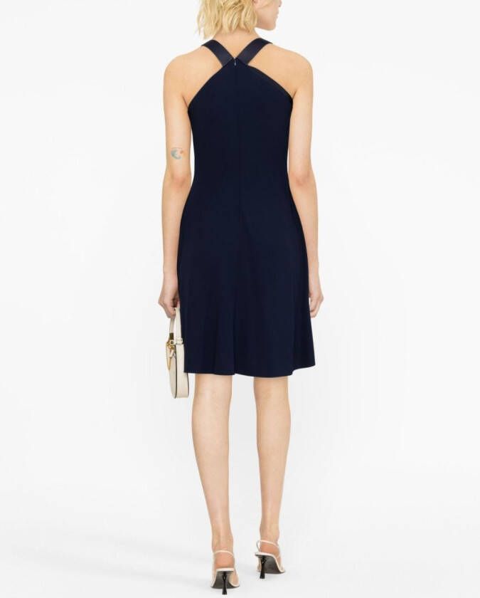 Ralph Lauren Collection Mouwloze mini-jurk Blauw