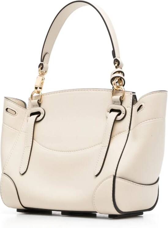 Ralph Lauren Collection Ricky 18 leren shopper Beige