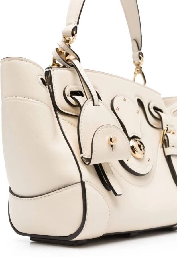 Ralph Lauren Collection Ricky 18 leren shopper Beige