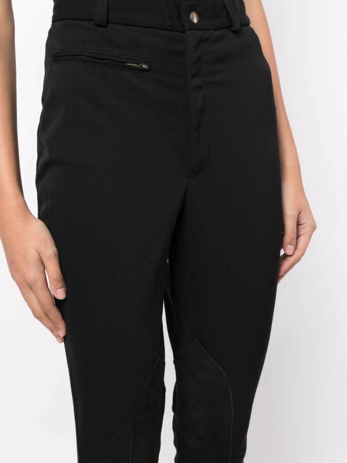 Ralph Lauren Collection Slim-fit broek Zwart