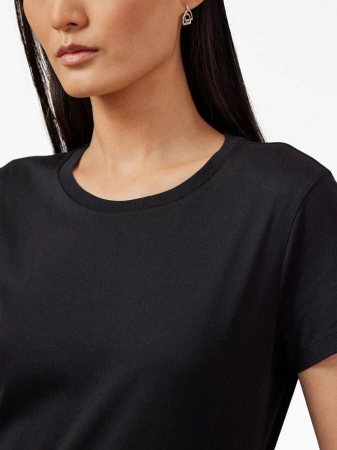 Ralph Lauren Collection T-shirt met ronde hals Zwart