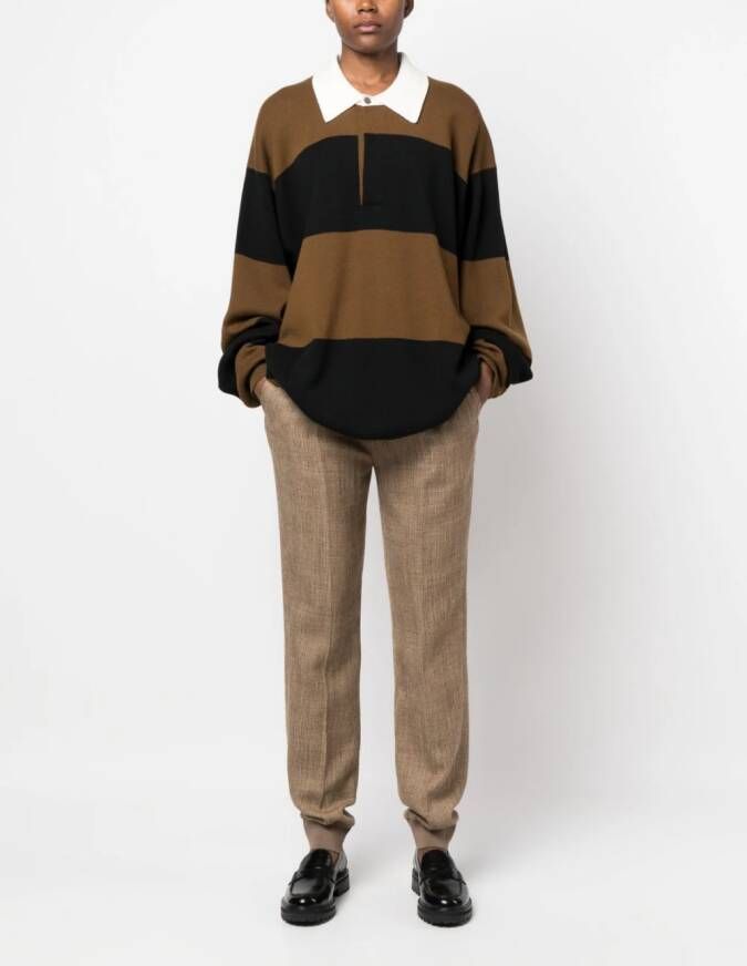Ralph Lauren Collection Tweed joggingbroek Bruin