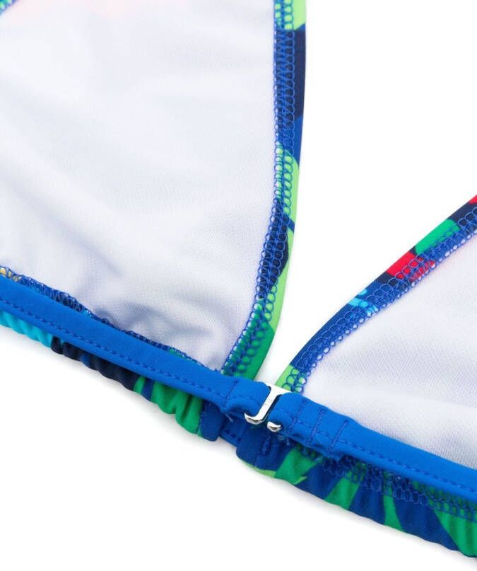 POLO RALPH LAUREN KIDS Bikini met bloemenprint Blauw