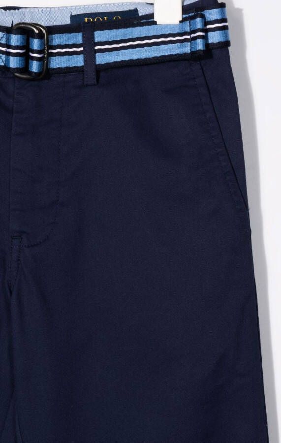 POLO RALPH LAUREN KIDS Broek met ceintuur Blauw
