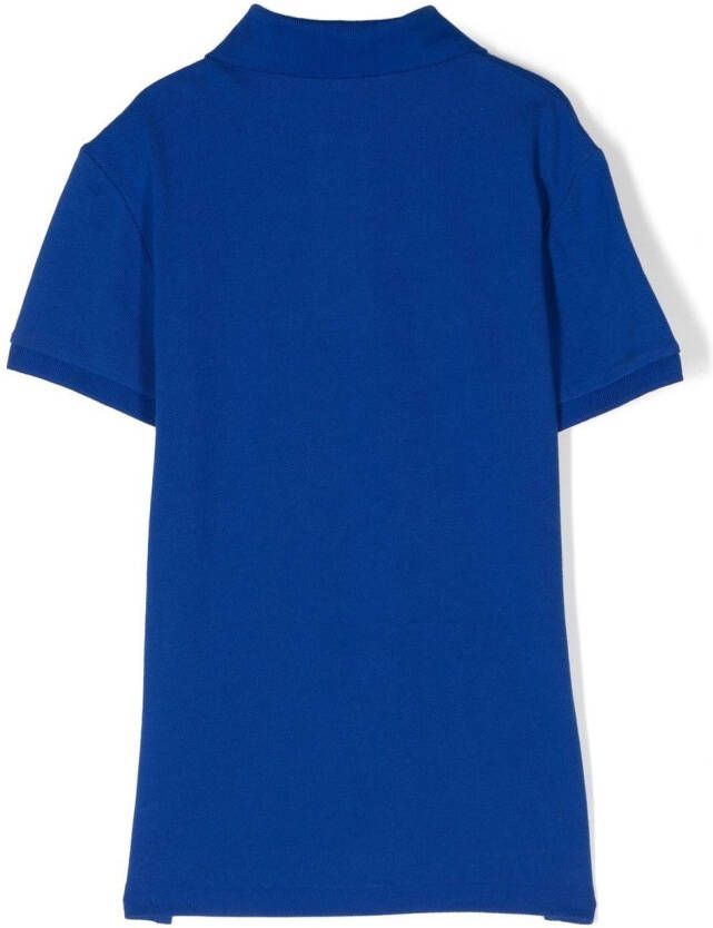 POLO RALPH LAUREN KIDS Effen poloshirt Blauw