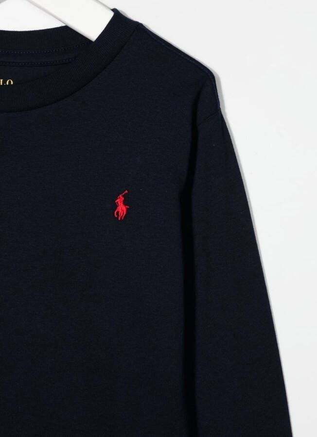 POLO RALPH LAUREN KIDS Effen sweater Blauw