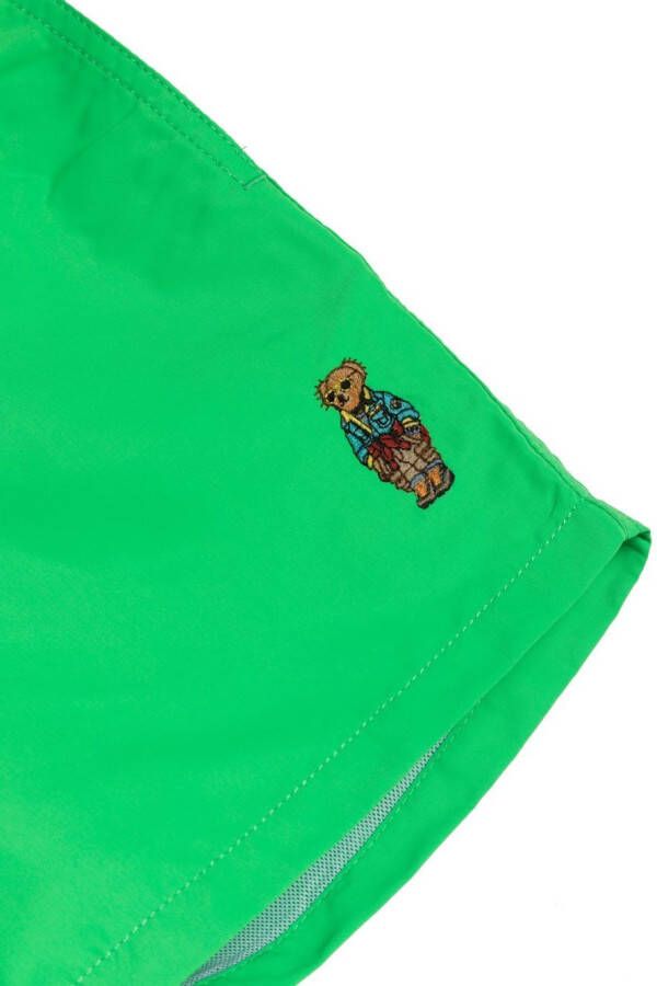 Ralph Lauren Kids Shorts met borduurwerk Groen