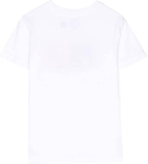 Ralph Lauren Kids T-shirt met geborduurd logo Wit
