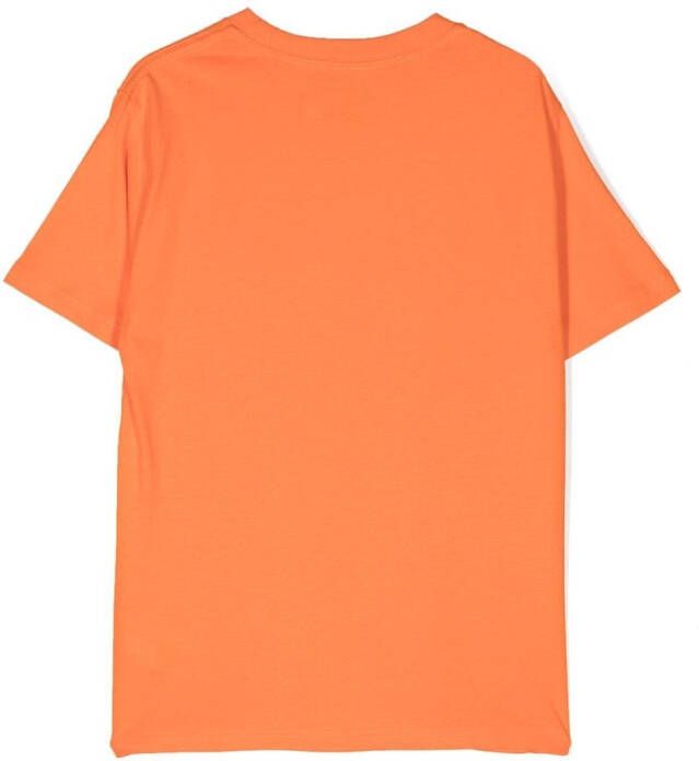 Ralph Lauren Kids T-shirt met geborduurd logo Oranje