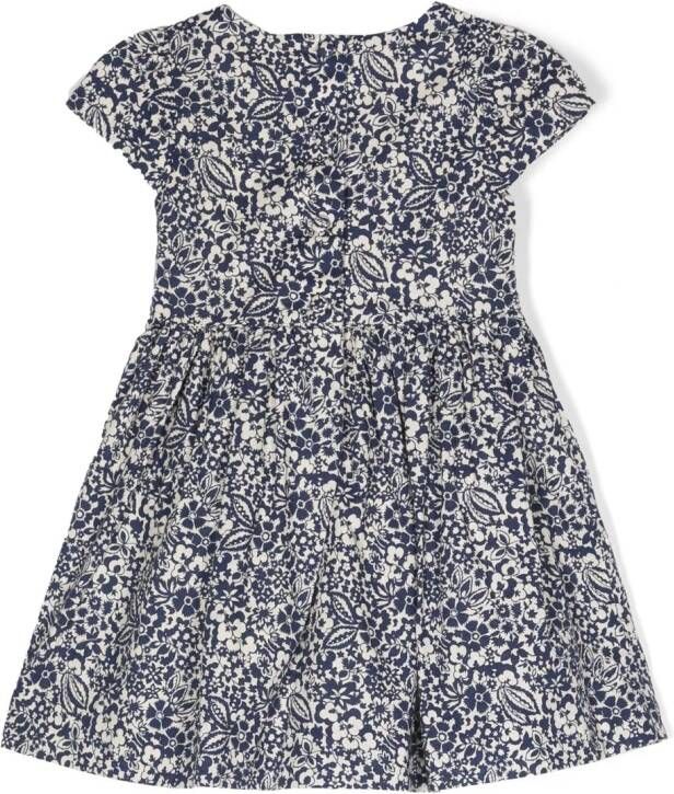POLO RALPH LAUREN KIDS Flared jurk Blauw