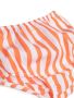Ralph Lauren Kids Gestreepte blousejurk Oranje - Thumbnail 3