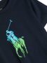 Ralph Lauren Kids T-shirt met logoprint Blauw - Thumbnail 3