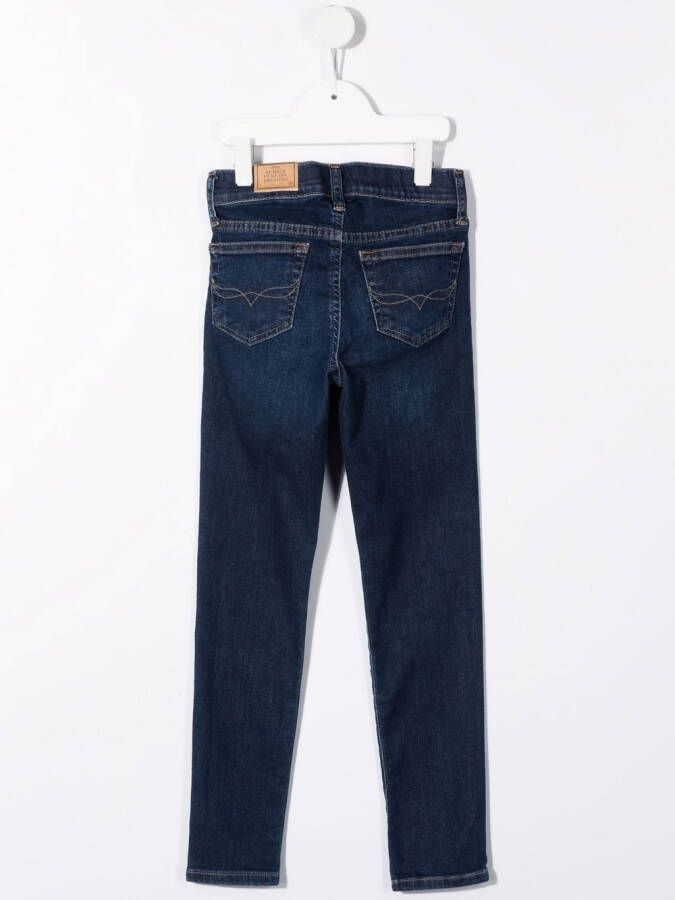 Ralph Lauren Kids High waist jeans Blauw