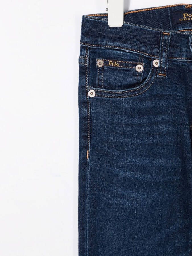 Ralph Lauren Kids High waist jeans Blauw