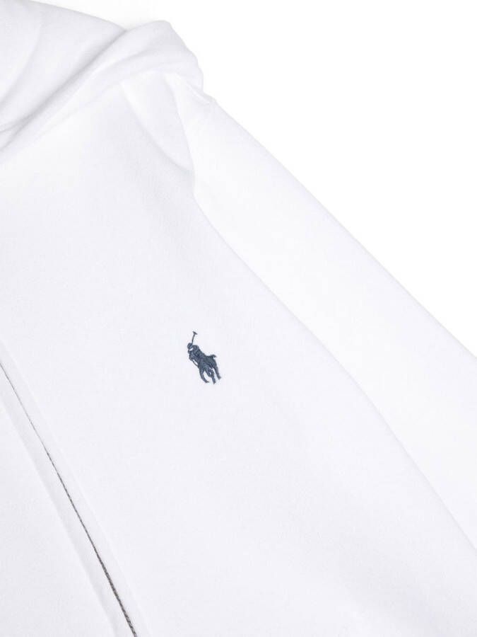 POLO RALPH LAUREN KIDS Hoodie met borduurwerk Wit