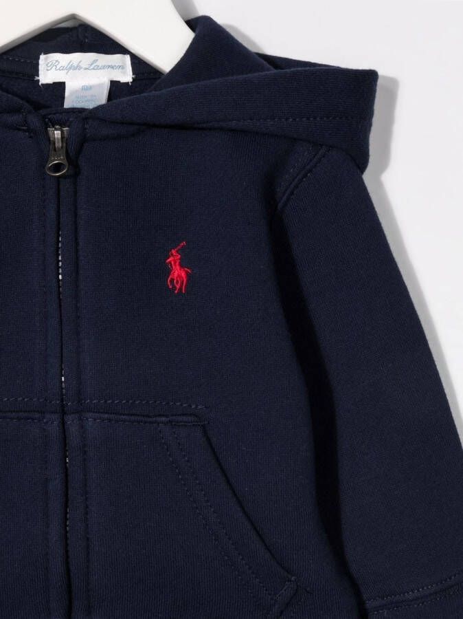 POLO RALPH LAUREN KIDS Hoodie met logo Blauw