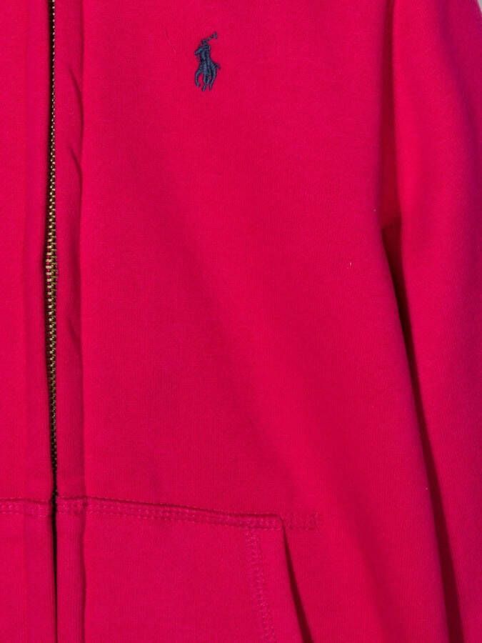 POLO RALPH LAUREN KIDS Hoodie met rits Roze