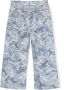 Ralph Lauren Kids Jeans met bloe print Blauw - Thumbnail 2