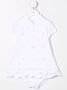 POLO RALPH LAUREN KIDS Jurk met geborduurd logo Wit - Thumbnail 2