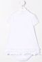 POLO RALPH LAUREN KIDS Jurk met geborduurd logo Wit - Thumbnail 3