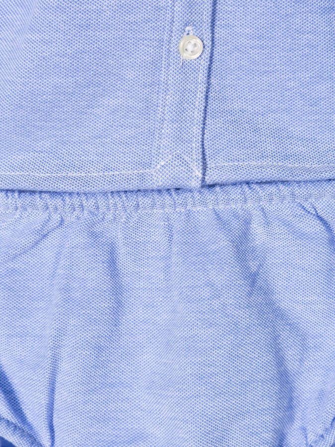 POLO RALPH LAUREN KIDS Jurkje met geborduurde pony Blauw