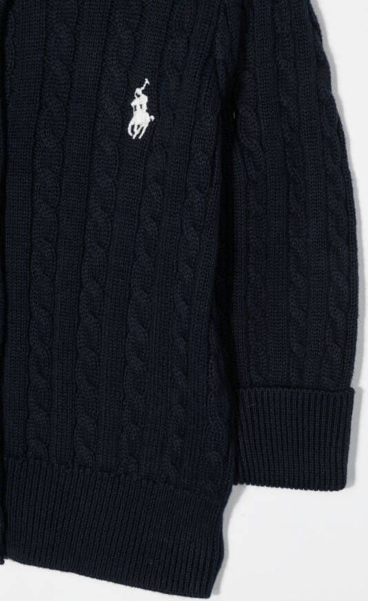 POLO RALPH LAUREN KIDS Kabelgebreide trui Blauw