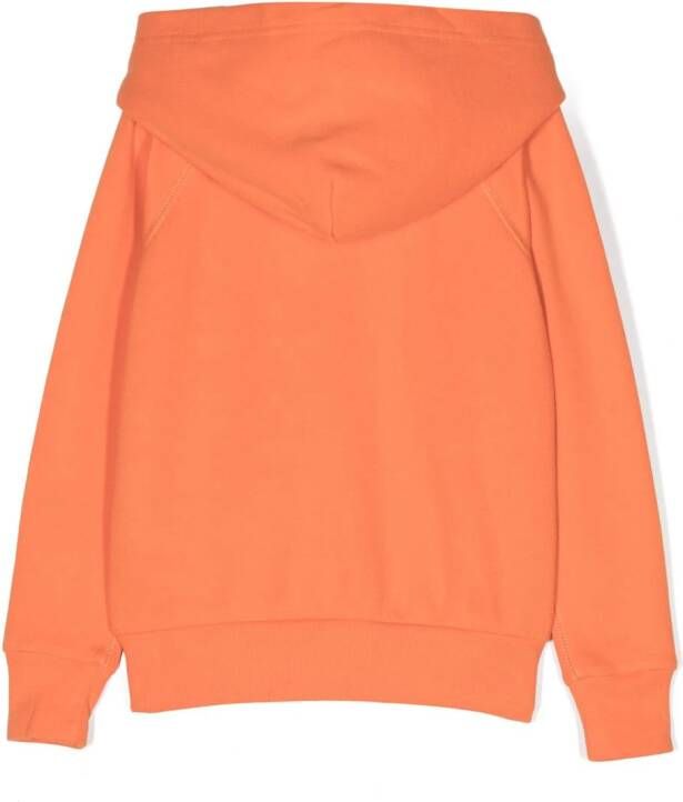 Ralph Lauren Kids Katoenen hoodie Oranje